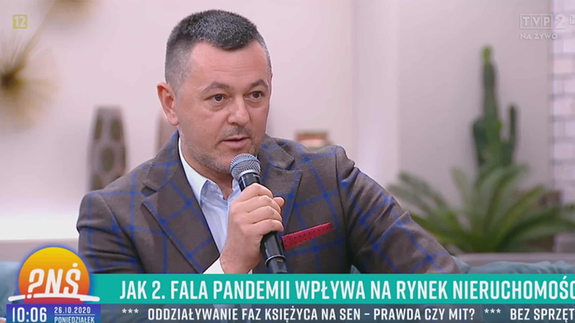 Jacek Piotr Kacprzyk komentuje rynek nieruchomości w TV